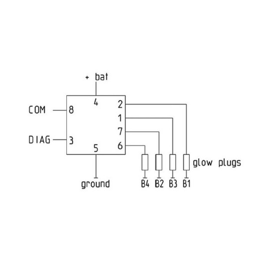 MHG 87 - Control Unit, glow plug system 