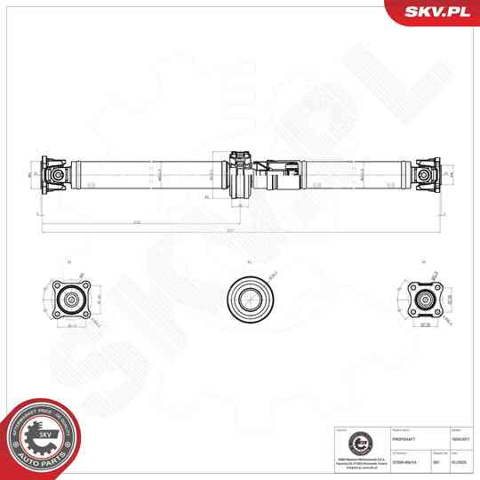 76SKV077 - Drive Shaft 