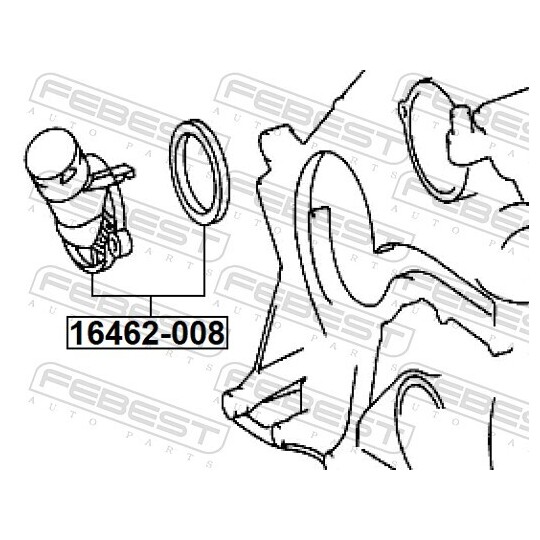 16462-008 - Thermostat, coolant 