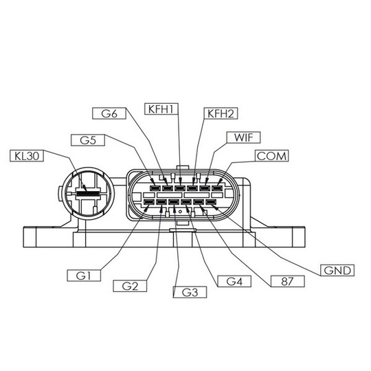 MHG 60 - Control Unit, glow plug system 
