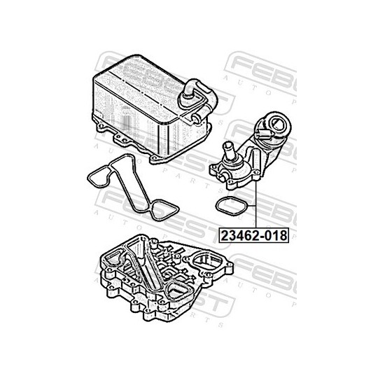 23462-018 - Thermostat, coolant 