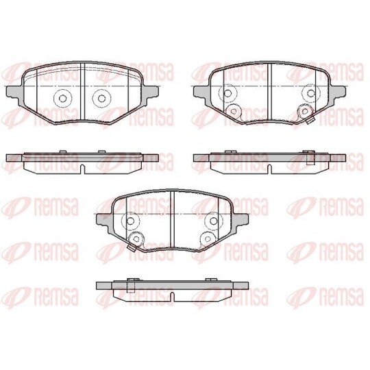 1978.02 - Brake Pad Set, disc brake 
