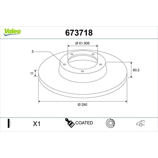673718 - Brake Disc 