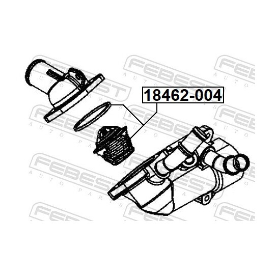 18462-004 - Thermostat, coolant 