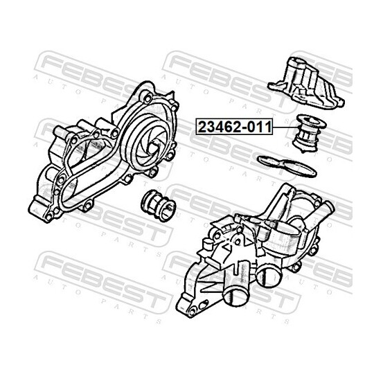 23462-011 - Thermostat, coolant 
