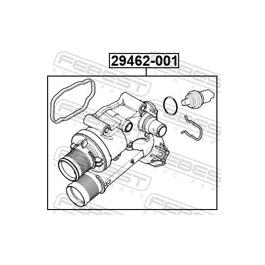 29462-001 - Thermostat, coolant 