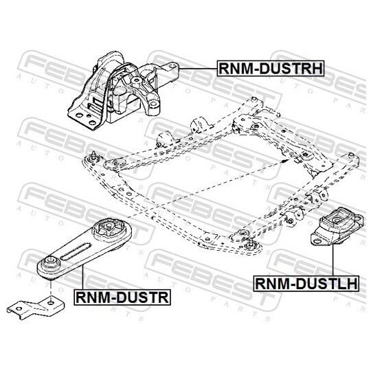RNM-DUSTR - Engine Mounting 