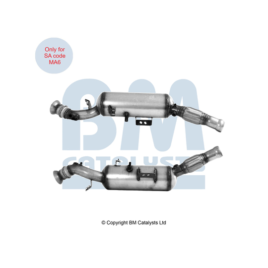 BM11629H - Soot/Particulate Filter, exhaust system 