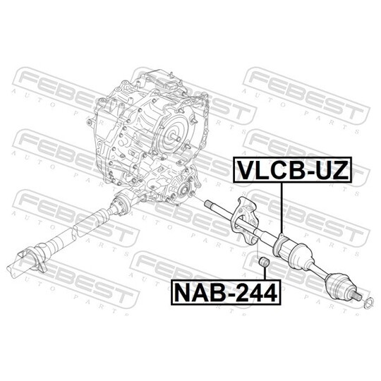 VLCB-UZ - Bearing, drive shaft 