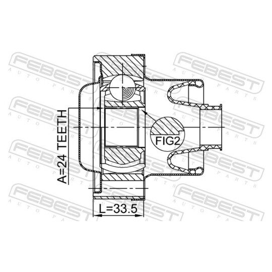 2011-WKSHA - Joint, propshaft 