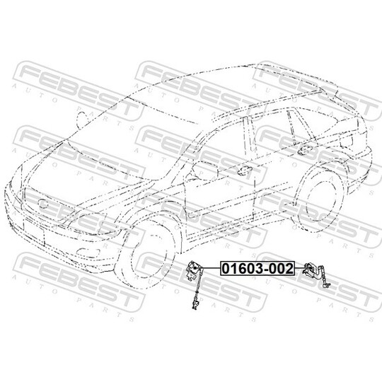 01603-002 - Sensor, headlight levelling 