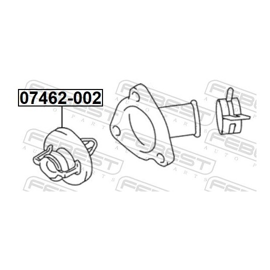 07462-002 - Thermostat, coolant 