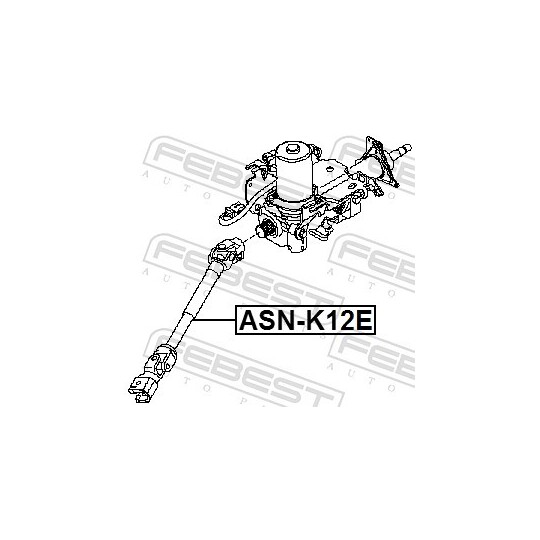 ASN-K12E - Steering Shaft 