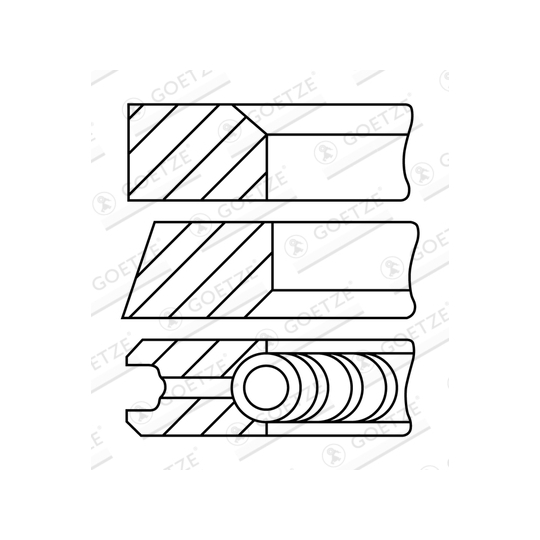 08-123407-40 - Piston Ring Kit 