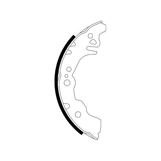 8DB 355 003-071 - Brake Shoe Set 