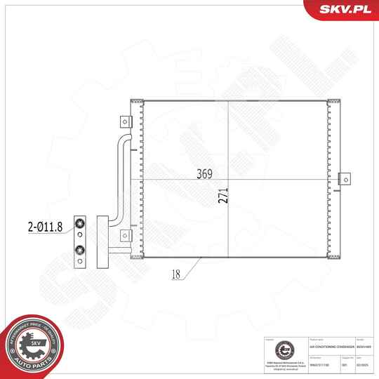 Condenser, air conditioning