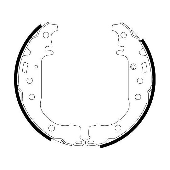 8DB 355 001-771 - Brake Shoe Set 