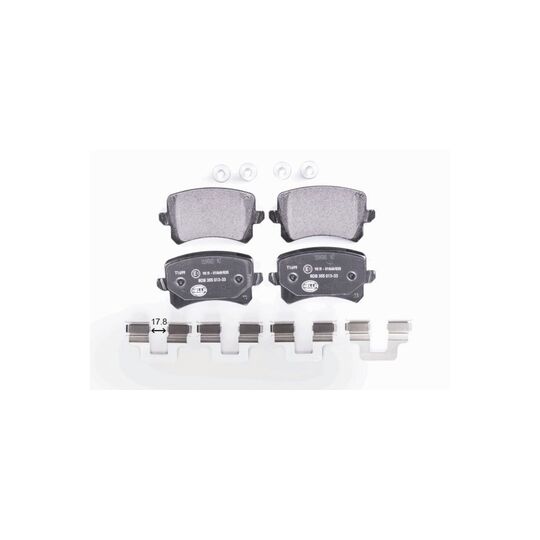 8DB 355 025-331 - Brake Pad Set, disc brake 
