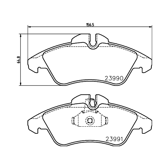 8DB 355 014-481 - Brake Pad Set, disc brake 