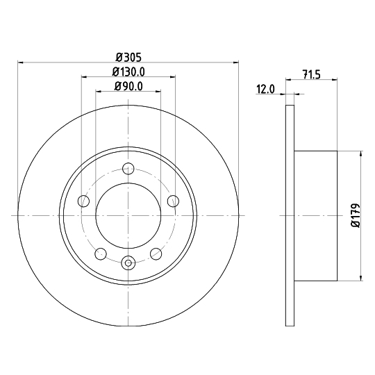 8DD 355 117-131 - Brake Disc 