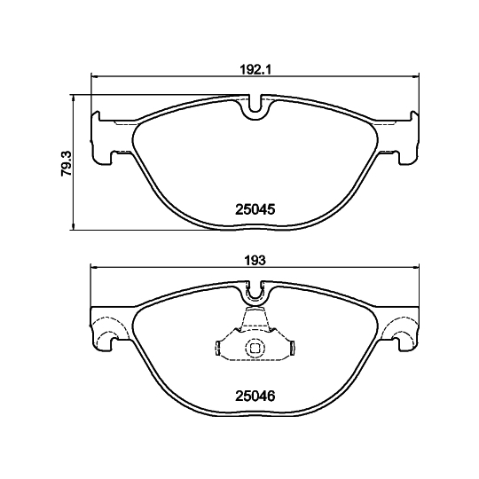 8DB 355 015-251 - Brake Pad Set, disc brake 