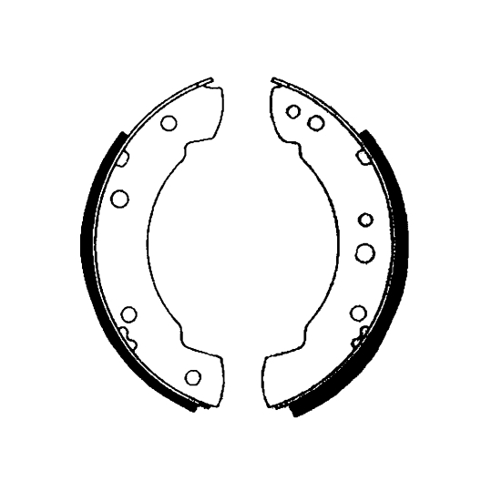 8DB 355 000-541 - Brake Shoe Set 