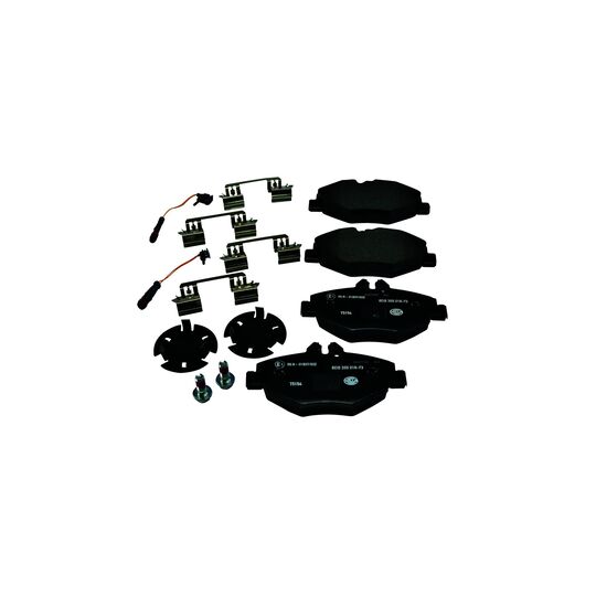 8DB 355 018-731 - Brake Pad Set, disc brake 