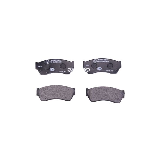 8DB 355 005-711 - Brake Pad Set, disc brake 