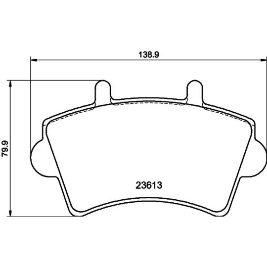 8DB 355 010-021 - Brake Pad Set, disc brake 