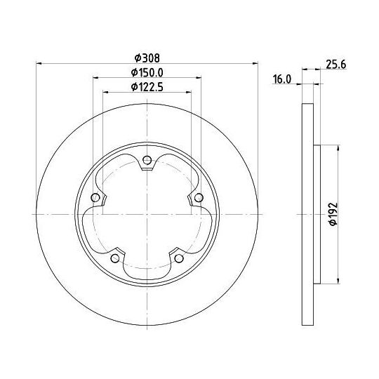 8DD 355 122-781 - Brake Disc 