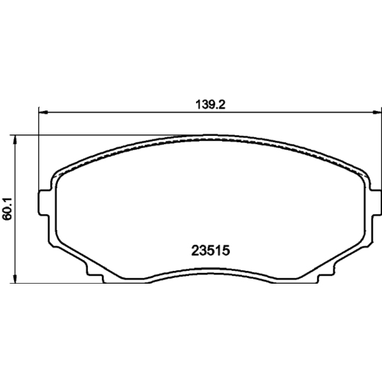 8DB 355 009-641 - Brake Pad Set, disc brake 