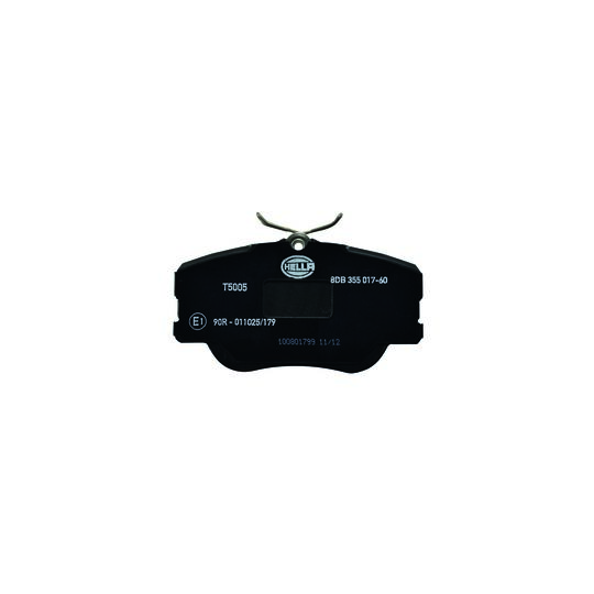 8DB 355 017-601 - Brake Pad Set, disc brake 