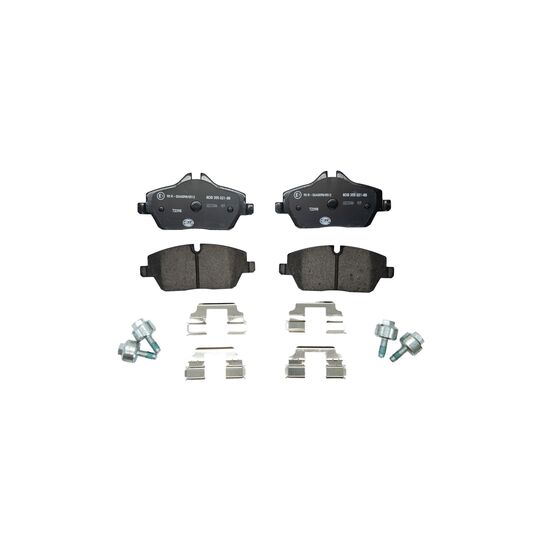 8DB 355 021-881 - Brake Pad Set, disc brake 