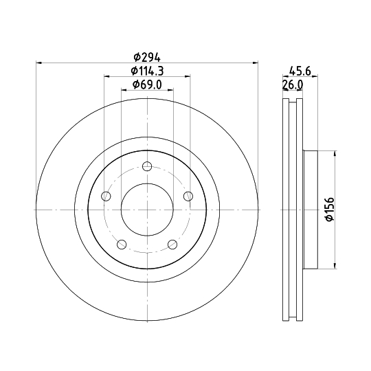 8DD 355 115-911 - Brake Disc 