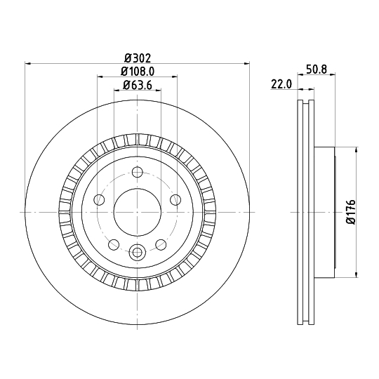 8DD 355 116-191 - Brake Disc 