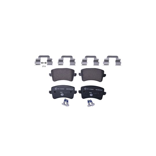 8DB 355 025-381 - Brake Pad Set, disc brake 