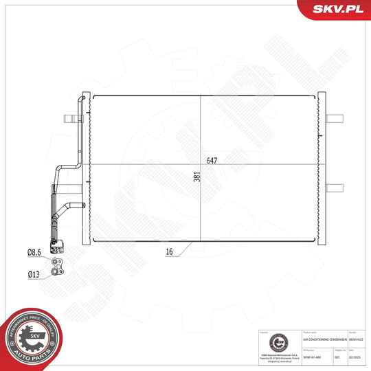 Condenser, air conditioning