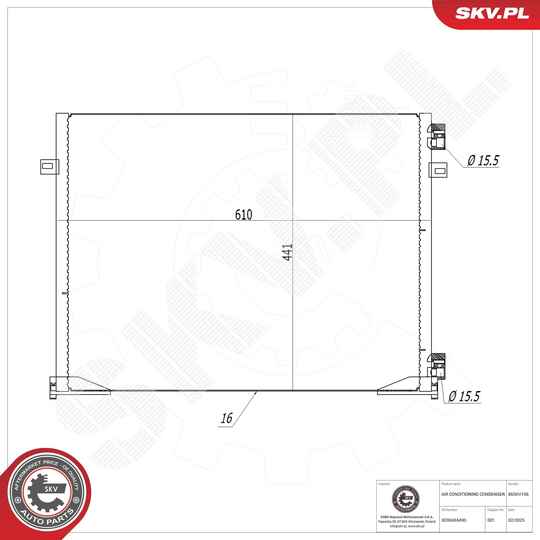 Condenser, air conditioning