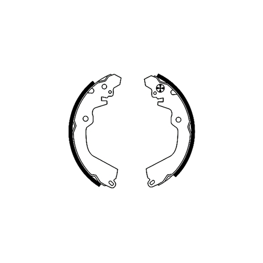8DB 355 001-531 - Brake Shoe Set 