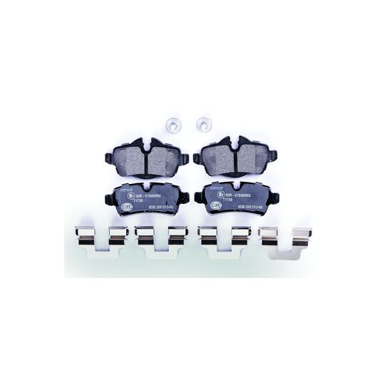 8DB 355 013-661 - Brake Pad Set, disc brake 