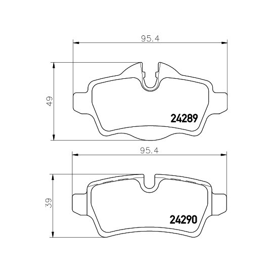 8DB 355 013-661 - Brake Pad Set, disc brake 
