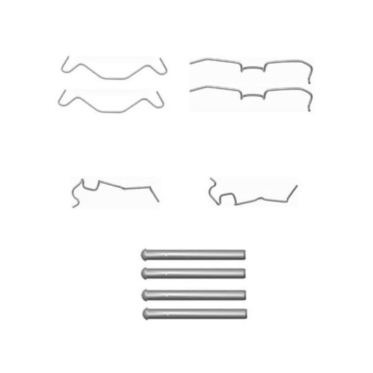 8DZ 355 203-621 - Accessory Kit, disc brake pad 