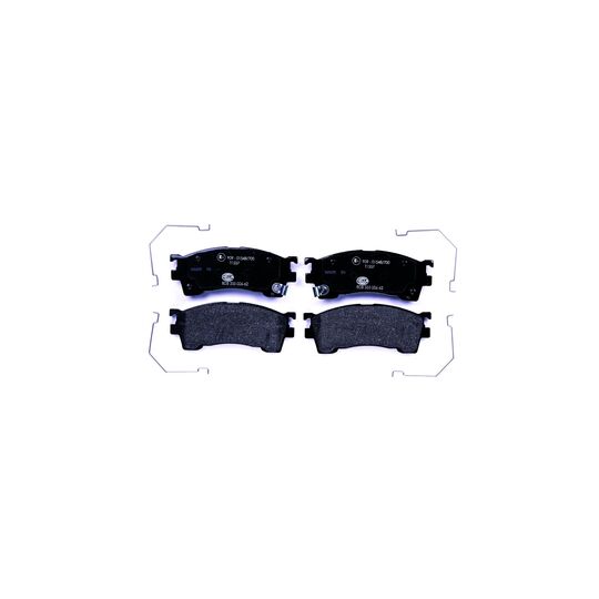 8DB 355 006-621 - Brake Pad Set, disc brake 
