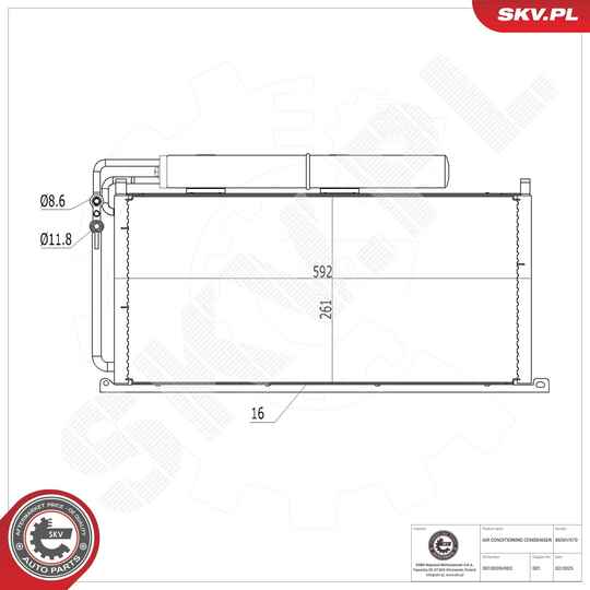 Condenser, air conditioning