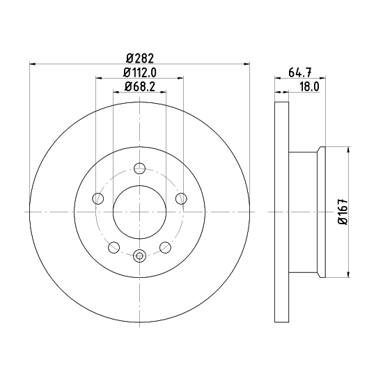 8DD 355 102-891 - Brake Disc 