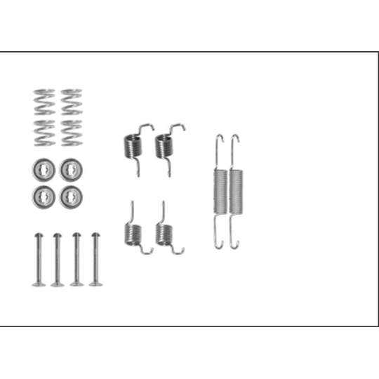 8DZ 355 205-951 - Accessory Kit, parking brake shoes 