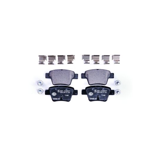 8DB 355 011-821 - Brake Pad Set, disc brake 