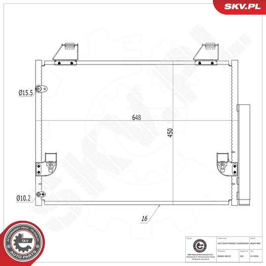 Condenser, air conditioning