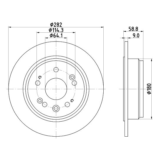 8DD 355 119-031 - Brake Disc 
