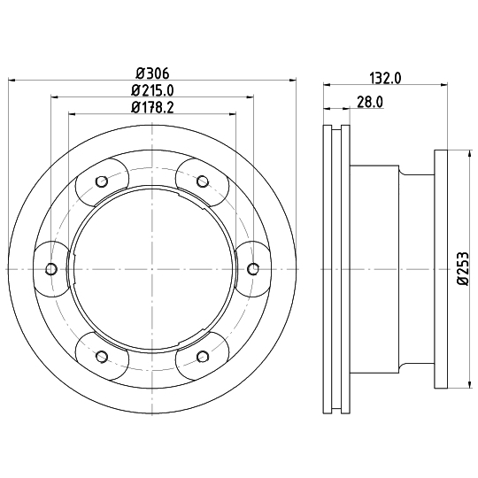 8DD 355 115-551 - Brake Disc 